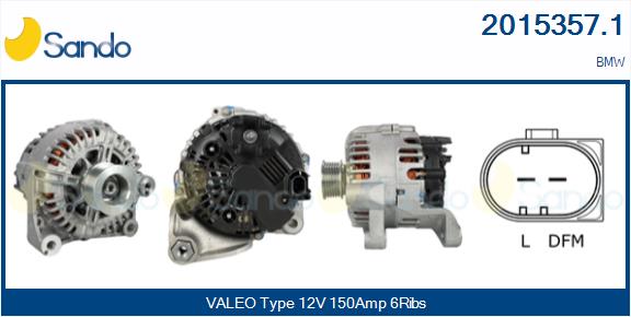 Alternatore SANDO 2015357.1