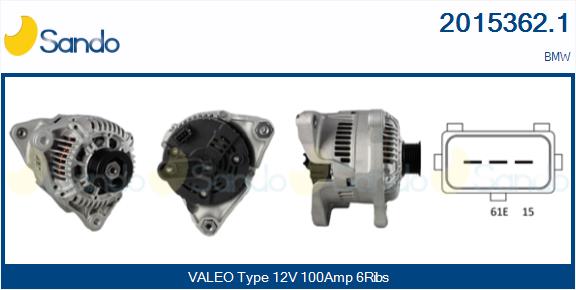 Alternatore SANDO 2015362.1