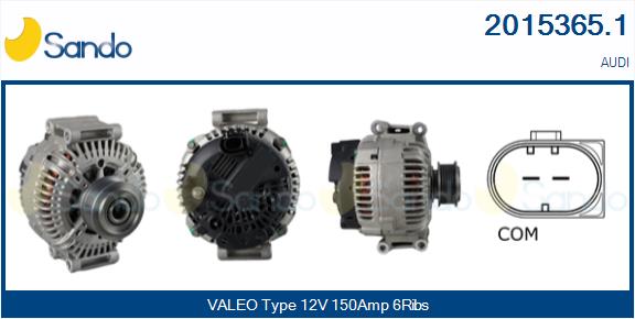 Alternatore SANDO 2015365.1