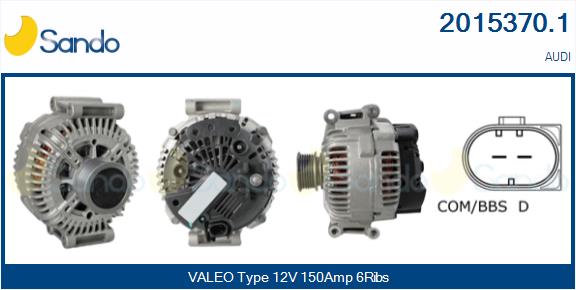 Alternatore SANDO 2015370.1