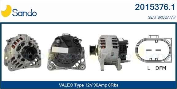 Alternatore SANDO 2015376.1