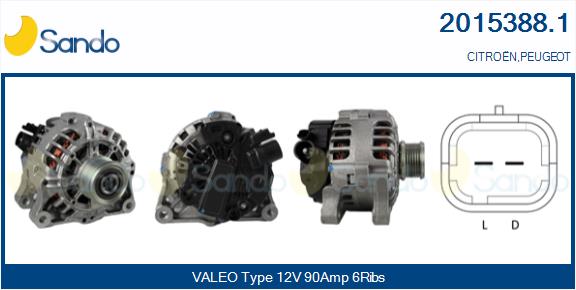 Alternatore SANDO 2015388.1