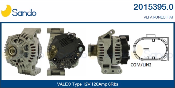 SANDO ALT.RE(ADATTABILE) FIAT GRANDE PUNTO 1.3 D MJT 10-