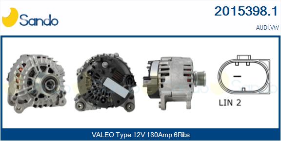 Alternatore SANDO 2015398.1