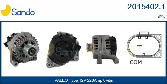 Alternatore SANDO 2015402.1