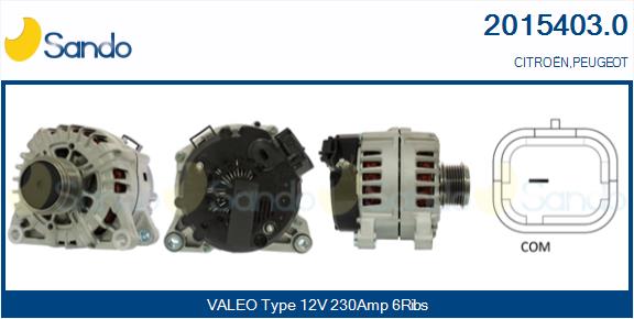 Alternatore SANDO 2015403.0