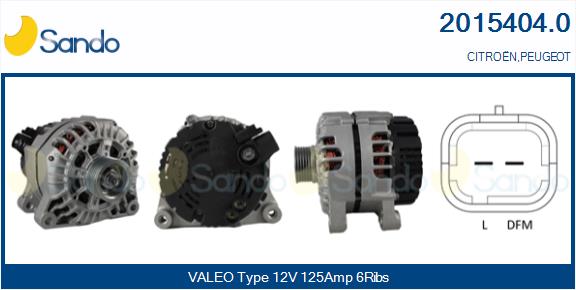 Alternatore SANDO 2015404.0