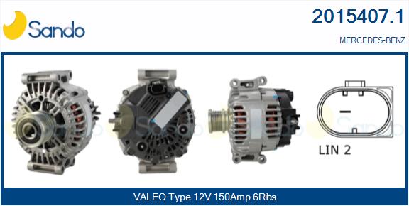 Alternatore SANDO 2015407.1