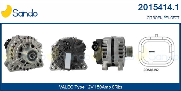 Alternatore SANDO 2015414.1