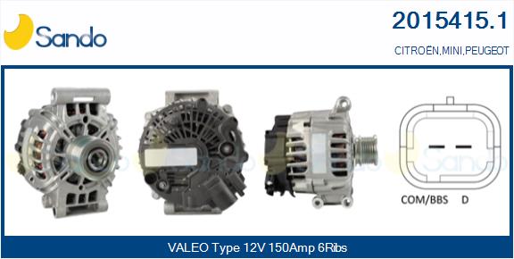 Alternatore SANDO 2015415.1