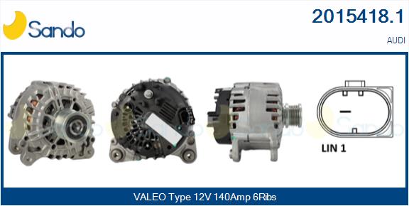 Alternatore SANDO 2015418.1