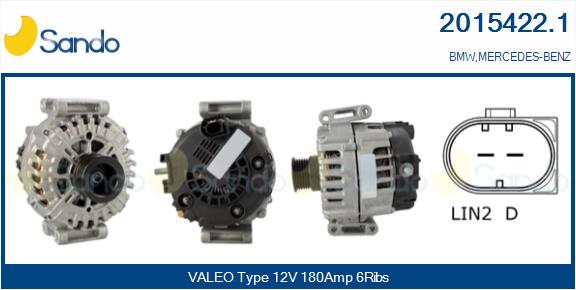Alternatore SANDO 2015422.1