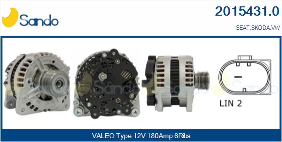 Alternatore SANDO 2015431.0