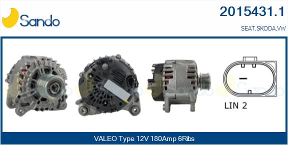 Alternatore SANDO 2015431.1