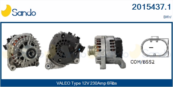  ALTERNATORE (ORIGINALE ) BMW 320D -16