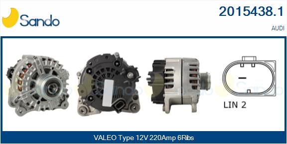 Alternatore SANDO 2015438.1