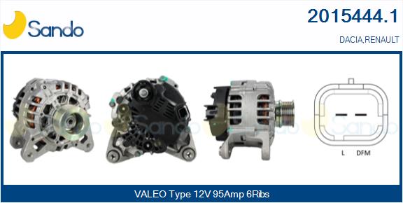 Alternatore SANDO 2015444.1