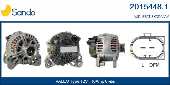 Alternatore SANDO 2015448.1
