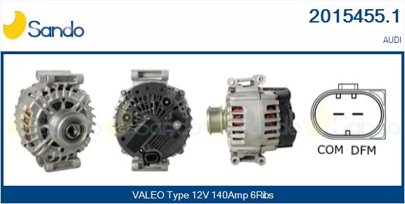 Alternatore SANDO 2015455.1