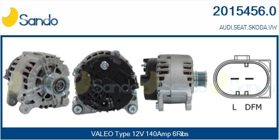 Alternatore SANDO 2015456.0