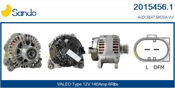 Alternatore SANDO 2015456.1