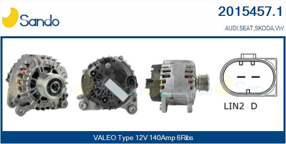 Alternatore SANDO 2015457.1