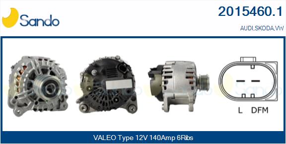 Alternatore SANDO 2015460.1