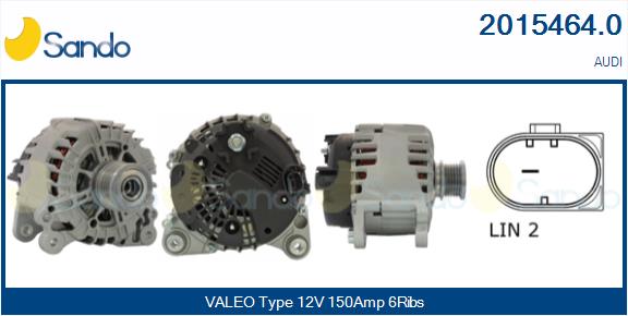 Alternatore SANDO 2015464.0