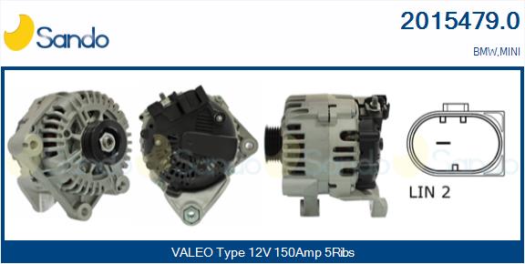 Alternatore SANDO 2015479.0