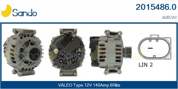 Alternatore SANDO 2015486.0