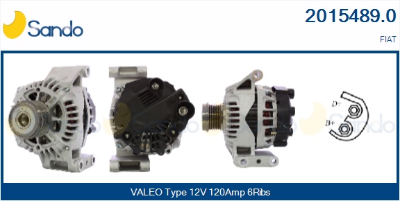  ALTERNATORE (ADATTABILE) FIAT PANDA 1.3 D MJT 12-