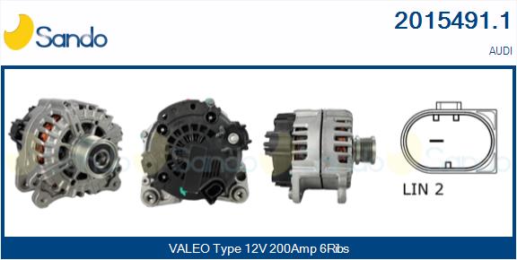 Alternatore SANDO 2015491.1