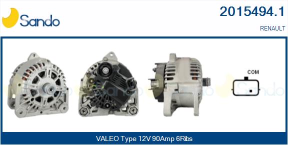 Alternatore SANDO 2015494.1