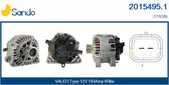 Alternatore SANDO 2015495.1
