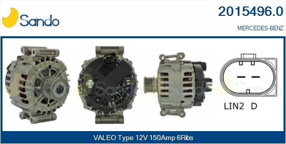 Alternatore SANDO 2015496.0