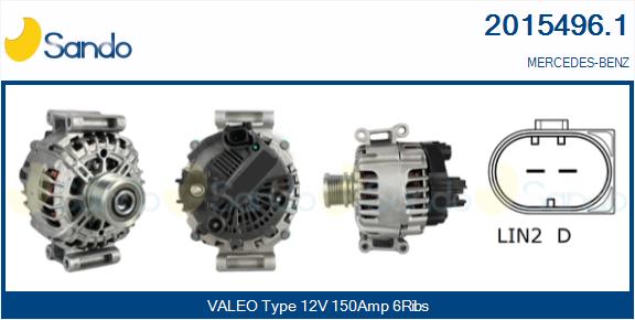 Alternatore SANDO 2015496.1