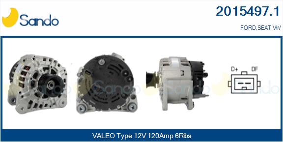 Alternatore SANDO 2015497.1