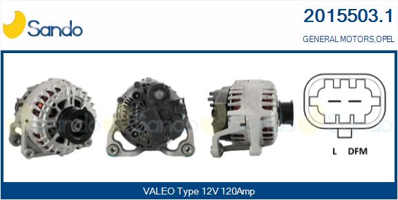 Alternatore SANDO 2015503.1