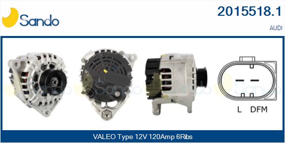 Alternatore SANDO 2015518.1