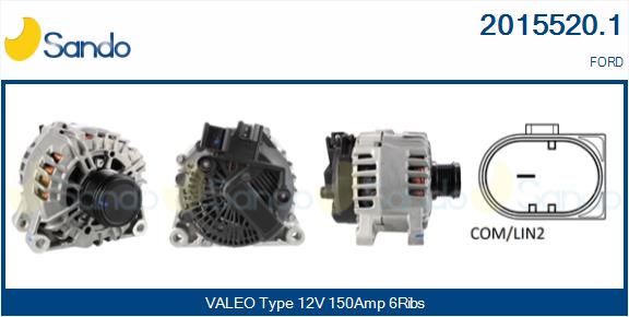 Alternatore SANDO 2015520.1