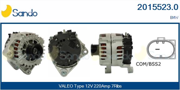 Alternatore SANDO 2015523.0