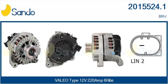 Alternatore SANDO 2015524.1