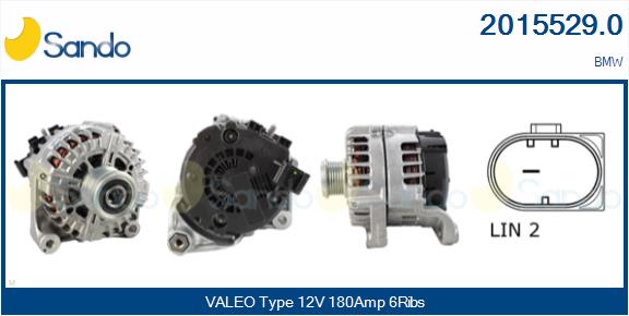 Alternatore SANDO 2015529.0