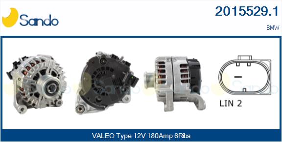 Alternatore SANDO 2015529.1