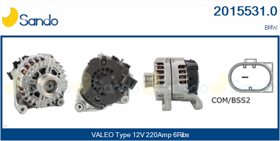Alternatore SANDO 2015531.0