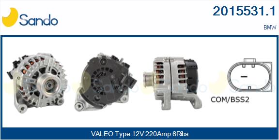 Alternatore SANDO 2015531.1
