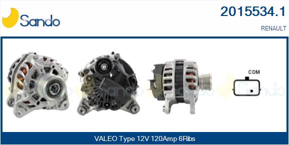 Alternatore SANDO 2015534.1