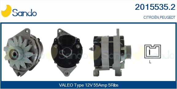 Alternatore SANDO 2015535.2