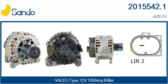 Alternatore SANDO 2015542.1