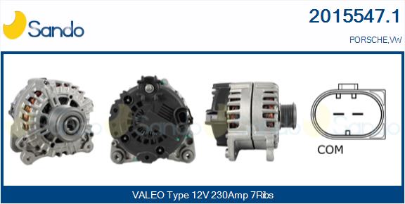 Alternatore SANDO 2015547.1